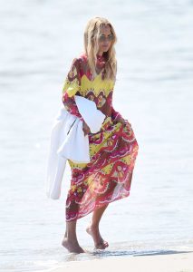 Rachel Zoe in a Multicolored Dress