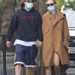 Suki Waterhouse in a Tan Coat Was Seen Out with Robert Pattinson in London 09/16/2020