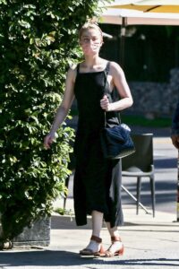 Amber Heard in a Black Dress