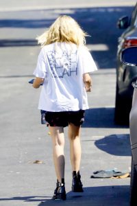 Ashley Benson in a White Tee