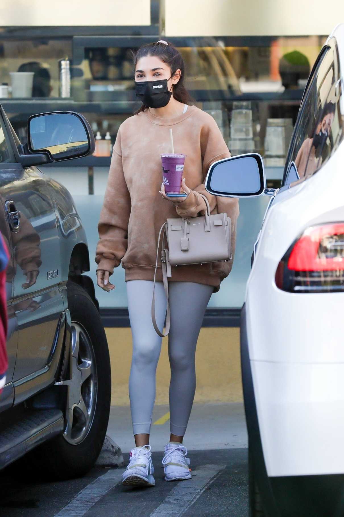 Chantel Jeffries in a Grey Leggings Was Seen Out in West Hollywood 10