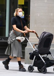 Chloe Sevigny in a Protective Mask