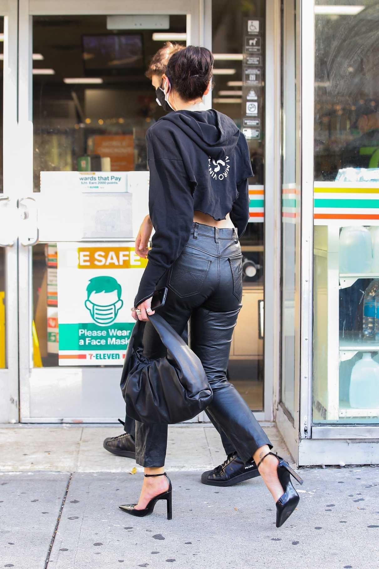 Dua Lipa in a Black Pants Was Seen Out with Anwar Hadid in New York 10 ...