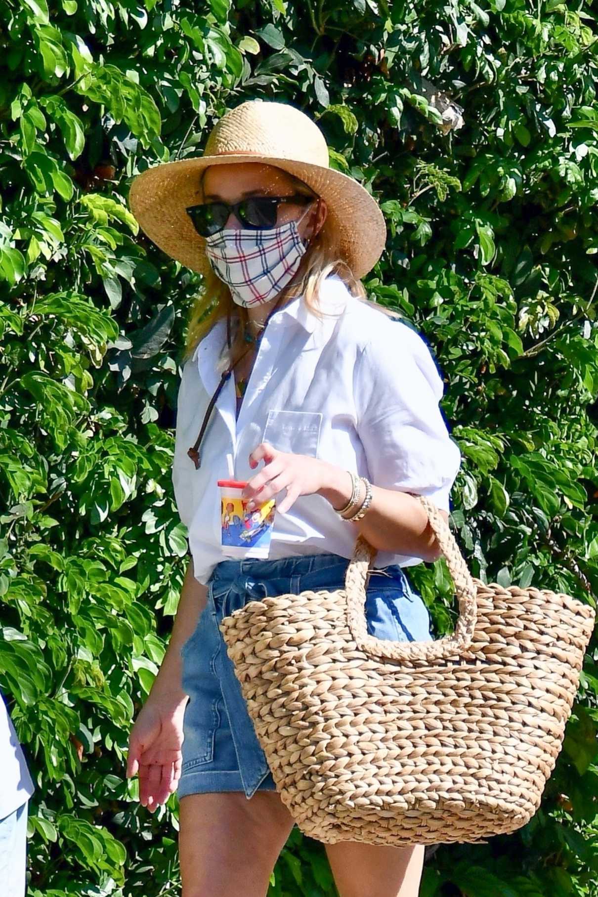 Reese Witherspoon in a Straw Hat