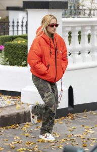 Rita Ora in a Camo Pants