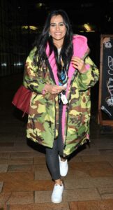 Sair Khan in a Camo Jacket