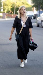 Sarah Michelle Gellar in a Black Dress