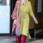 Sharon Stone Dons a Colorful Ensemble in Beverly Hills 10/13/2020
