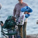 Teri Hatcher in a Purple Hoody Was Seen on the Beach in Malibu 10/11/2020