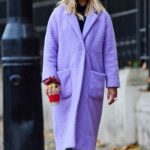 Amelia Windsor in a Purple Coat Was Seen Out in North London 11/12/2020