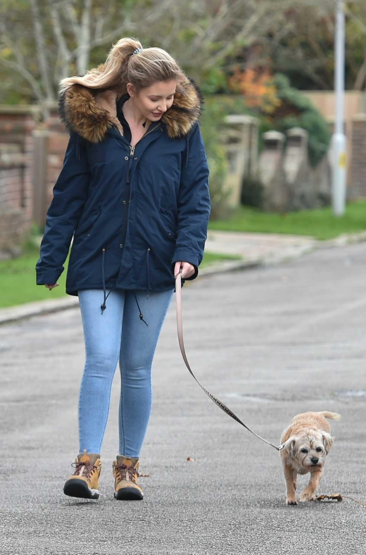 Amy Hart in a Blue Jacket