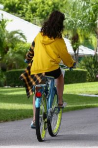 Camila Cabello in a Yellow Hoodie