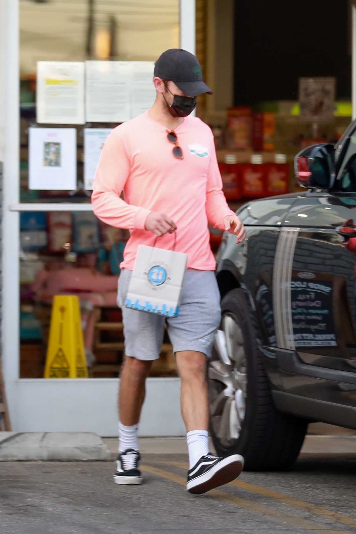 Chace Crawford in a Grey Shorts Was Seen Out in Los Feliz 11/01/2020-2 ...