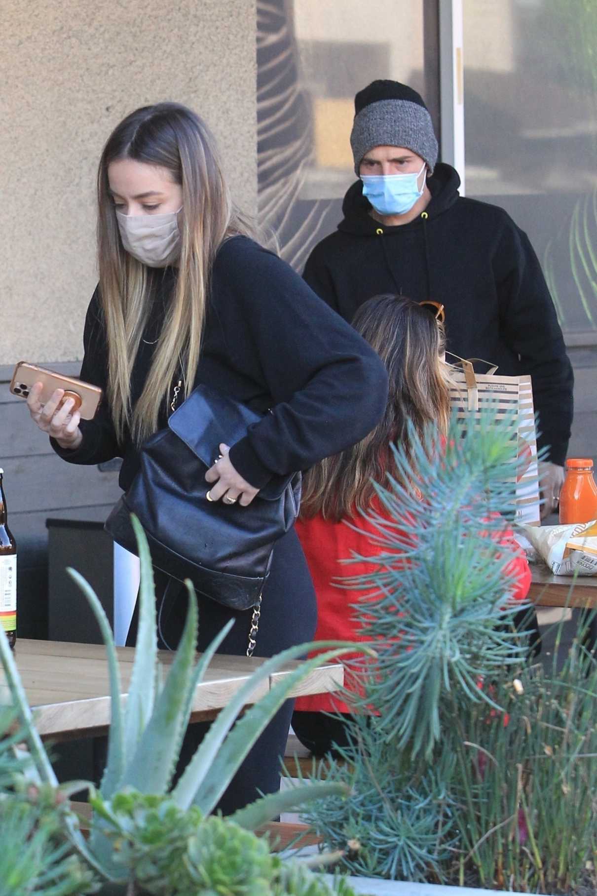Chloe Bennet in a Protective Mask