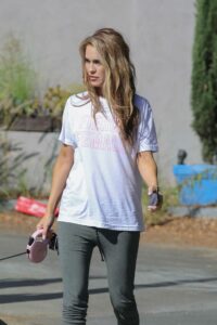 Chrishell Stause in a White Tee