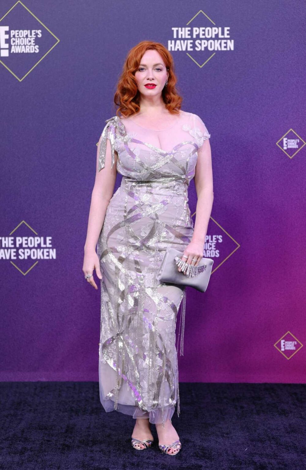 Christina Hendricks Attends 2020 People’s Choice Awards in Santa Monica