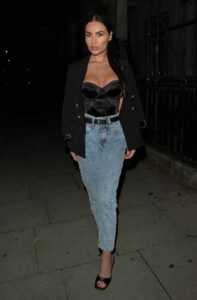 Chyna Ellis in a Black Blazer