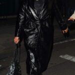 Gabby Allen in a Black Trench Coat Was Seen Out in London 11/03/2020