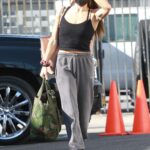 Jenna Johnson in a Black Top Arrives at the DWTS Studio in Los Angeles 11/22/2020