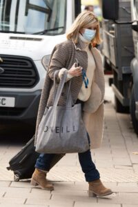 Kate Garraway in a Protective Mask