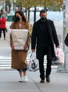 Katie Holmes in a White Sneakers