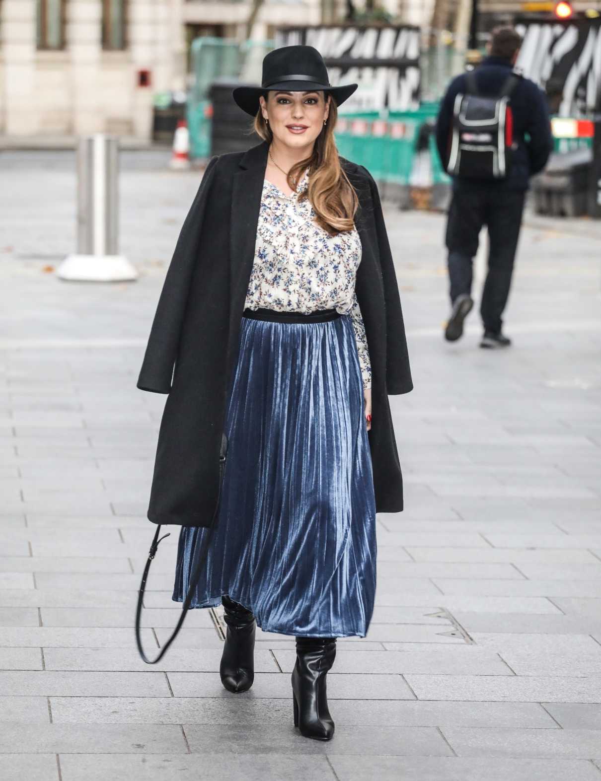 Kelly Brook in a Black Hat