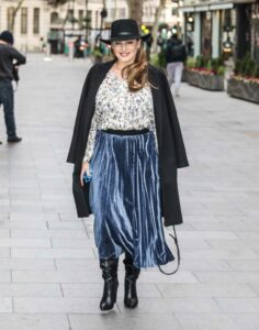 Kelly Brook in a Black Hat