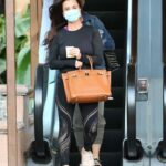 Kyle Richards in a Protective Mask Leaves a Nail Salon in Encino 11/06/2020