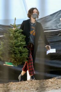 Sara Gilbert in a Plaid Pants