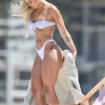 Tammy Hembrow in a White Bikini on the Beach in the Gold Coast 11/15/2020