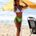 Tina Kunakey in Bikini on the Beach in Rio De Janeiro 11/24/2020