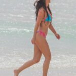 Wendy Barlow in a Blue Bikini on the Beach in Tulum, Mexico 11/27/2020