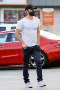 Chace Crawford in a White Tee