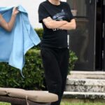 Lala Kent in a Black Tee Was Seen Out in Miami 12/27/2020