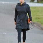 Maria Sharapova in a White Sneakers Leaves a Private Workout Session in Manhattan Beach 12/18/2020