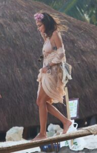 Natalia Siwiec in a Pink Bikini