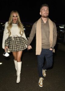 Zaralena Jackson in a Plaid Shirt