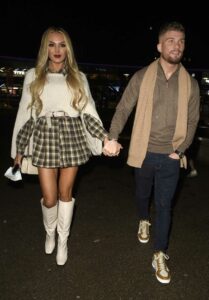 Zaralena Jackson in a Plaid Shirt