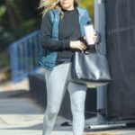 Alicia Silverstone in a Grey Leggings Leaves a Private Workout Class in West Hollywood 01/25/2021