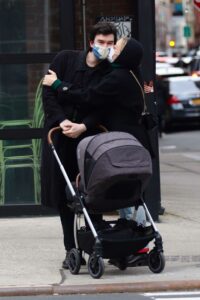 Chloe Sevigny in a Black Coat