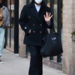 Chloe Sevigny in a Black Outfit Was Seen Out in New York City 01/22/2021