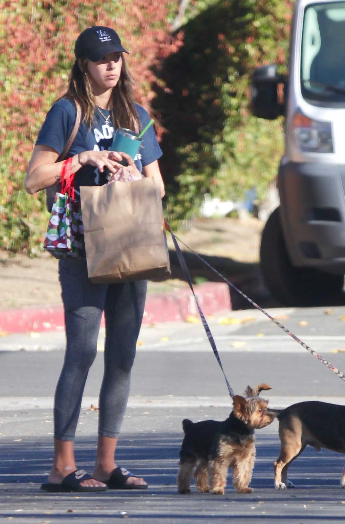 Kristen Doute in a Black Cap