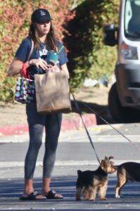 Kristen Doute in a Black Cap