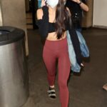 Miya Ponsetto Arrives at LAX Airport in Los Angeles 01/10/2021