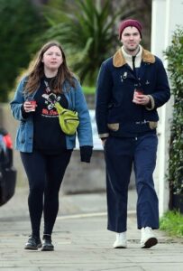 Nicholas Hoult in a Blue Jacket