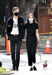 Scout Willis in a Black Tee