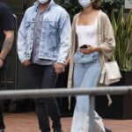 Vanessa Valladares in a White Top Was Seen Out in Sydney 01/09/2021