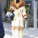 Wendy Williams in a Beige Fur Coat Was Seen Out in New York 01/27/2021