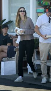 Whitney Port in a White Sneakers