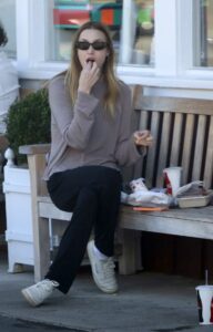 Whitney Port in a White Sneakers